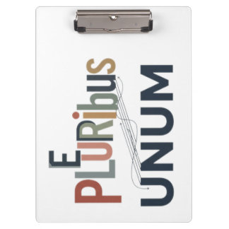 Carpeta De Pinza "E Pluribus Unum" - Diseño para la Unidad