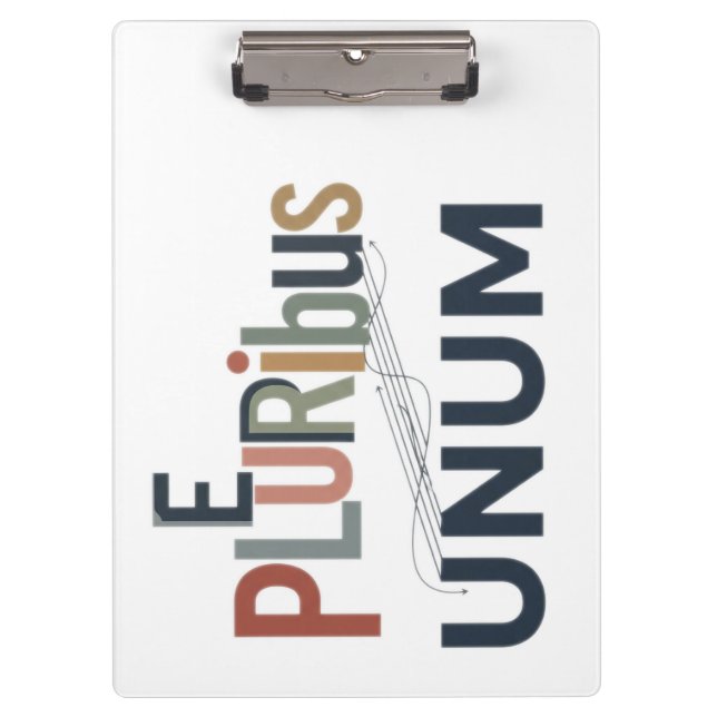 Carpeta De Pinza "E Pluribus Unum" - Diseño para la Unidad (Anverso)