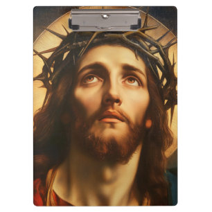 Carpeta De Pinza Ecce Homo   Jesucristo con Corona de Espinas
