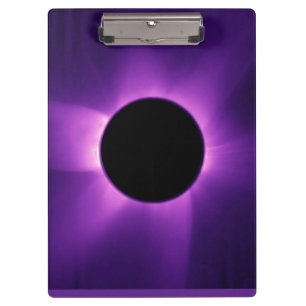 Carpeta De Pinza Eclipse Solar Artificial desde el Espacio