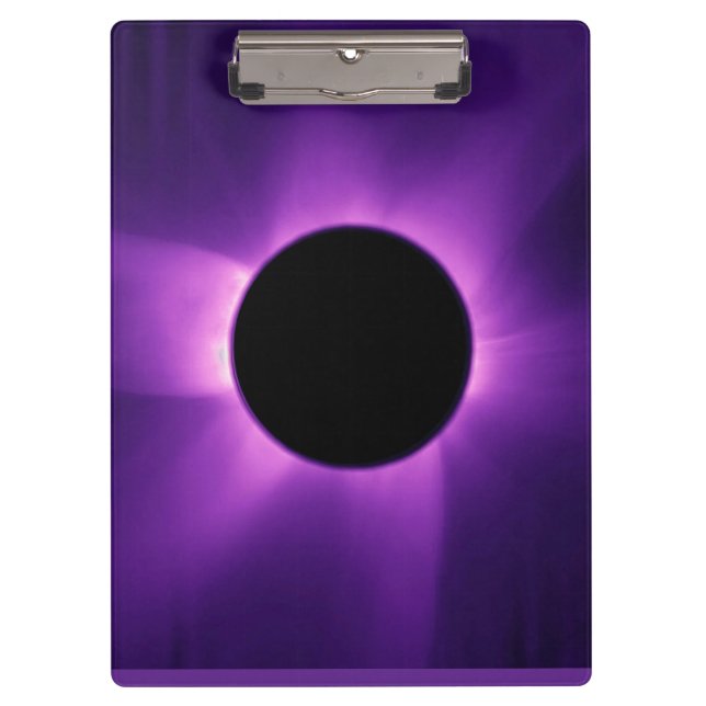 Carpeta De Pinza Eclipse Solar Artificial desde el Espacio (Anverso)