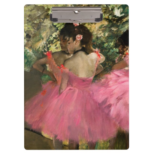 Carpeta De Pinza Edgar Degas - Bailarinas de rosa (Anverso)