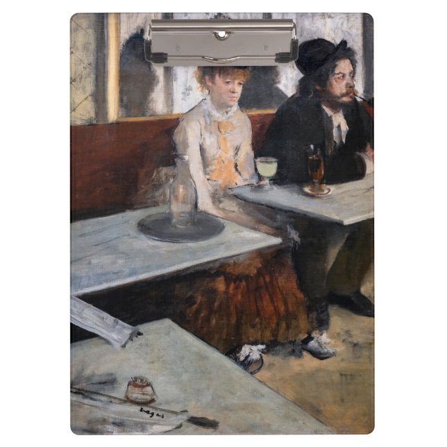 Carpeta De Pinza Edgar Degas - En un café / The Absinthe (Anverso)