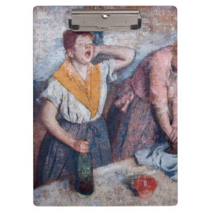 Carpeta De Pinza Edgar Degas - Mujeres planchando