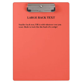 Carpeta De Pinza Edición en acción Reproducir guión con estilo