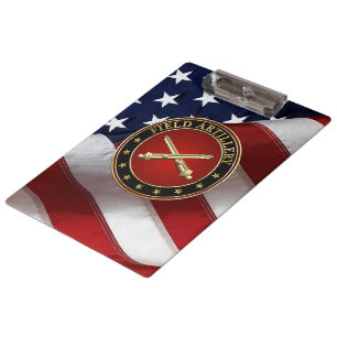 Carpeta De Pinza Edición Especial Insignia de la Rama de Artillería
