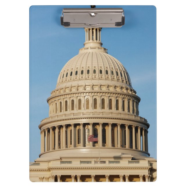 Carpeta De Pinza Edificio del capitolio tirado en la oscuridad (Anverso)