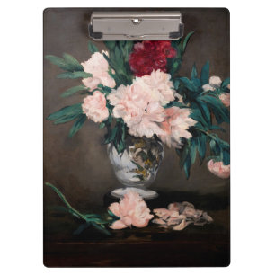 Carpeta De Pinza Edouard Manet - Jarrón de Peonías en un pequeño pe