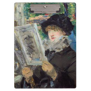 Carpeta De Pinza Edouard Manet - Mujer leyendo