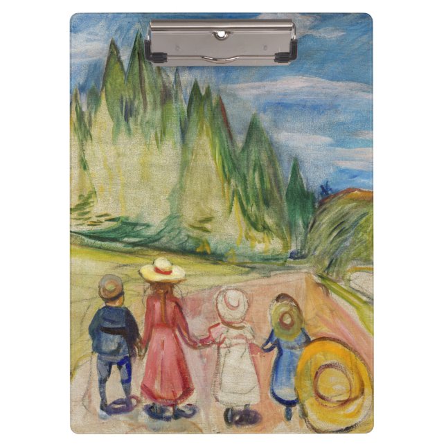 Carpeta De Pinza Edvard Munch - El bosque de cuento de hadas (Anverso)