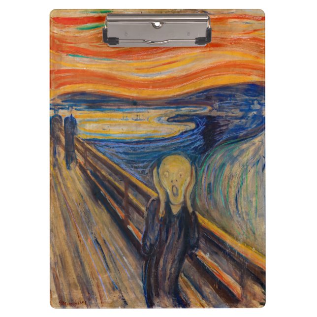 Carpeta De Pinza Edvard Munch - El Grito 1893 (Anverso)