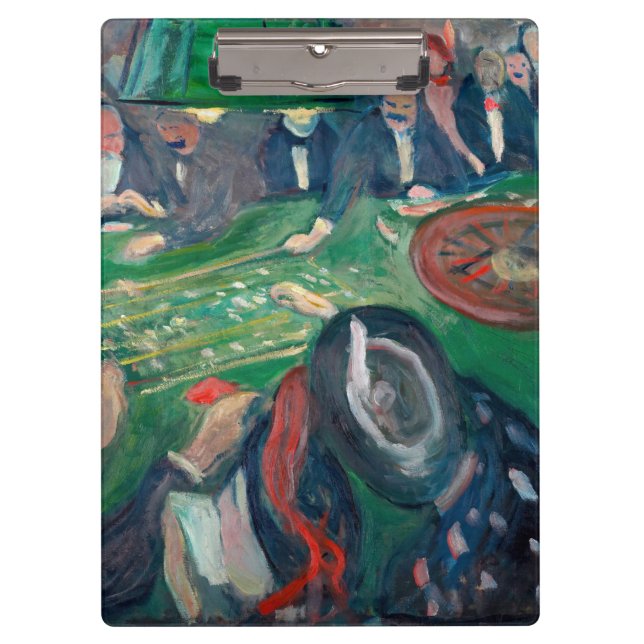 Carpeta De Pinza Edvard Munch - La mesa de la ruleta en Monte Carlo (Anverso)
