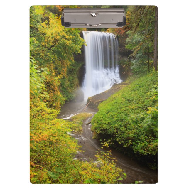 Carpeta De Pinza EE. UU., Oregón, Parque Estatal Silver Falls 3 (Anverso)