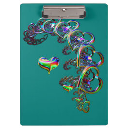 Carpeta De Pinza Eéreal Cascada de Corazones