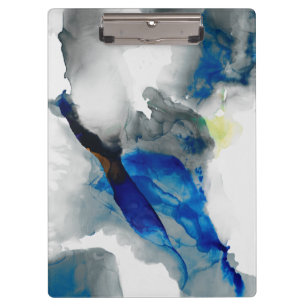 Carpeta De Pinza Efímero - Azul y Gris