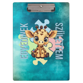 Carpeta De Pinza Egyedinek születtem – kedves zsiráfos design