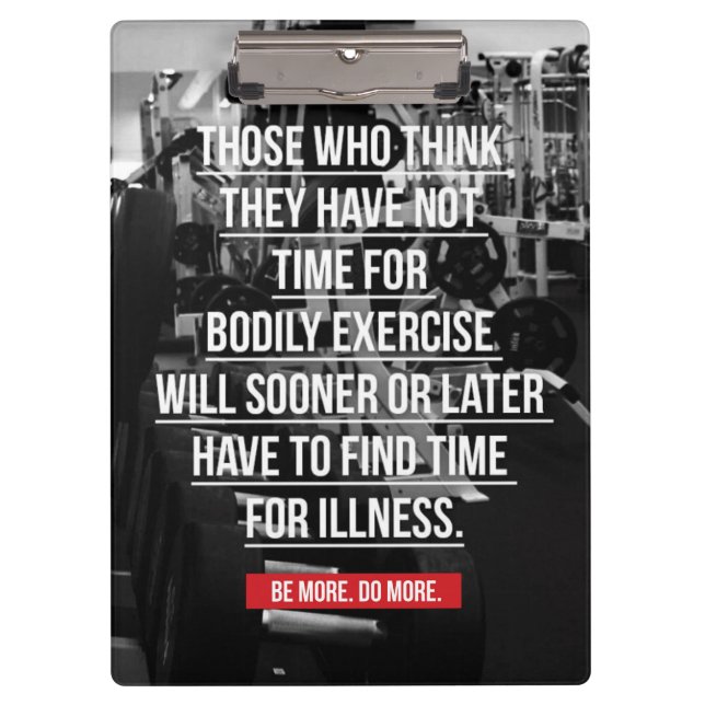 Carpeta De Pinza Ejercicio - Motivación de entrenamiento (Anverso)