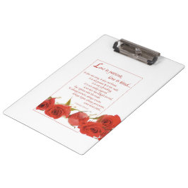 Carpeta De Pinza El amor es Rosa Roja Paciente