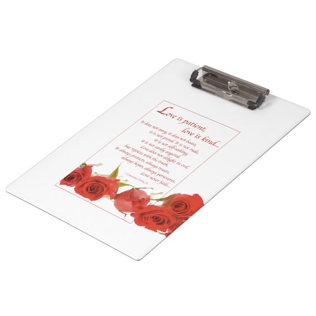 Carpeta De Pinza El amor es Rosa Roja Paciente (Angular)