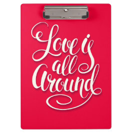 Carpeta De Pinza El Amor Está Todo En Torno A Las Letras De Guión R