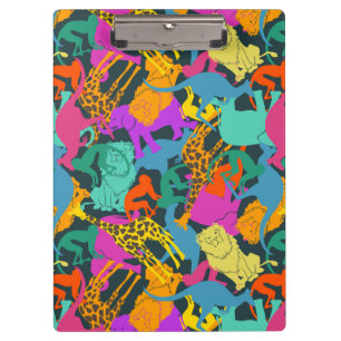 Carpeta De Pinza El animal siluetea el modelo