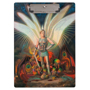 Carpeta De Pinza El Arcángel Michael derrota al dragón