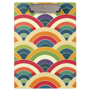 Carpeta De Pinza El arcoiris del Boho colorido