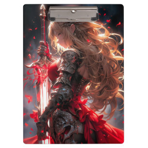 Carpeta De Pinza El Caballero Carmesí   Arte de Princesa Guerrera d