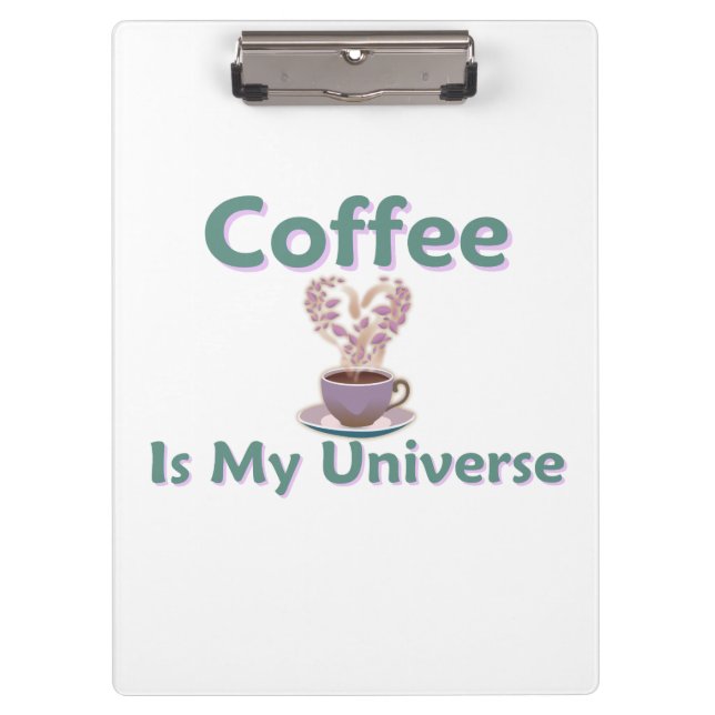 Carpeta De Pinza El café es mi universo (Anverso)