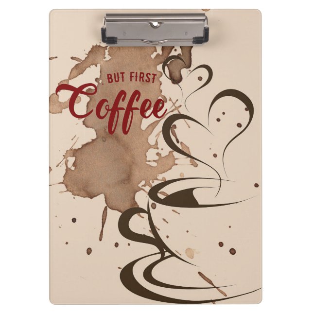 Carpeta De Pinza El Café Lover Pero El Primer Café (Anverso)