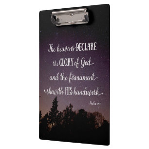 Carpeta De Pinza El cielo declara la gloria de Dios