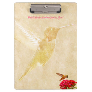 Carpeta De Pinza ¡El colibrí, behold! - Tablero