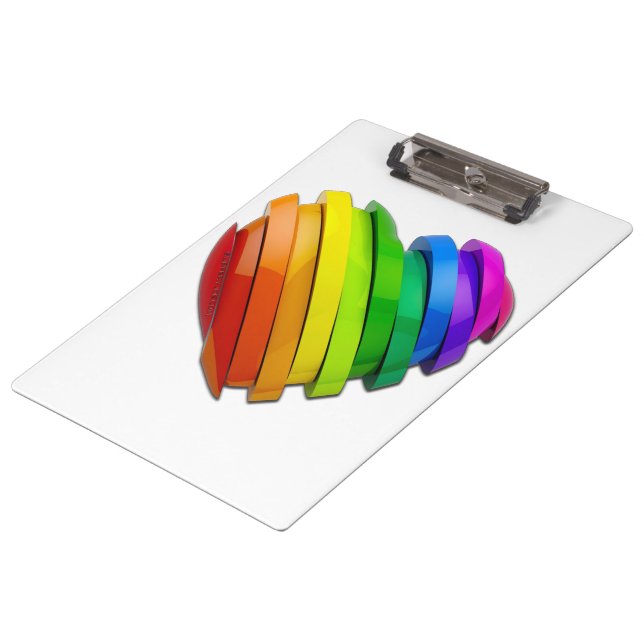 Carpeta De Pinza El corazón tridimensional escultural de SlipperyJo (Angular)