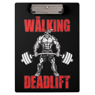 Carpeta De Pinza El Deadlift que camina - entrenamiento del zombi