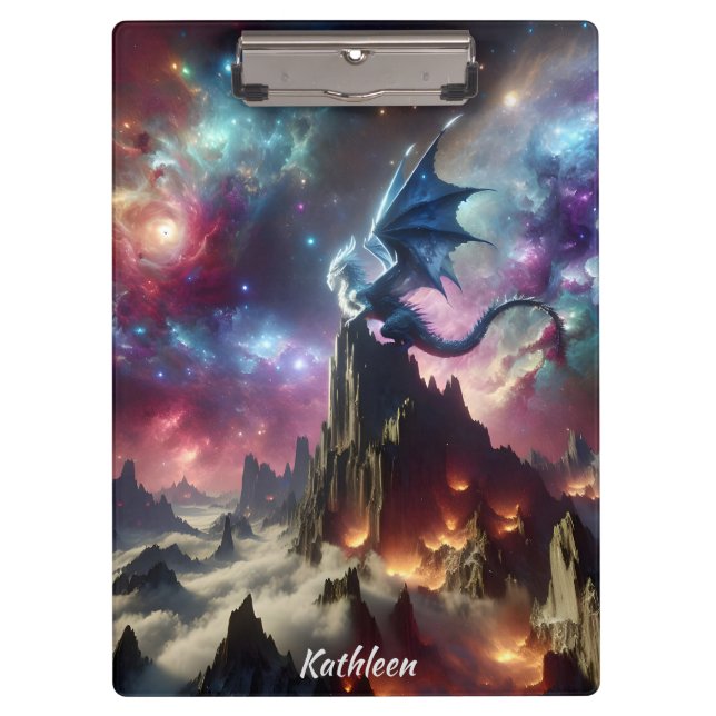 Carpeta De Pinza El dragón y las estrellas (Anverso)