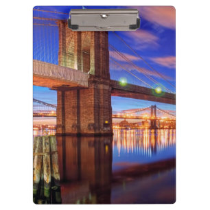 Carpeta De Pinza El East River, puente de Brooklyn, Manhattan