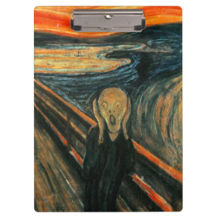 Carpeta De Pinza El estribillo del arte expresionista moderno Edvar