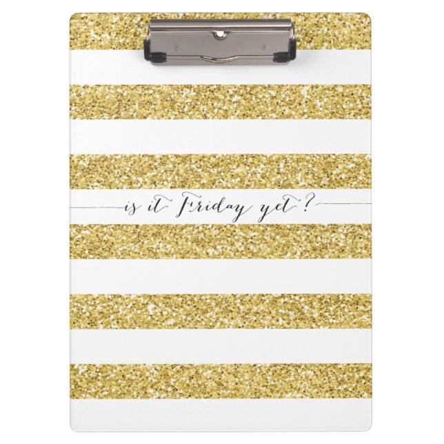 Carpeta De Pinza ¿El falso purpurina es él viernes todavía? Tablero (Anverso)