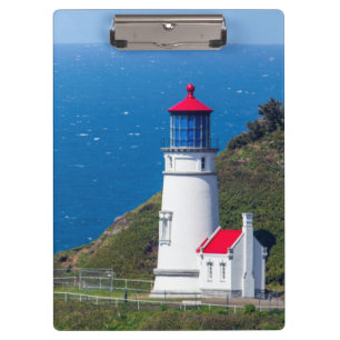 Carpeta De Pinza El Faro de Heceta Head Cerca de Florence