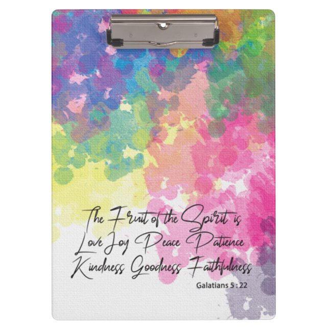 Carpeta De Pinza El fruto del espíritu - los galatianos 5 (Anverso)