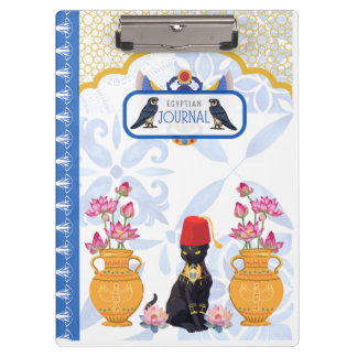 Carpeta De Pinza El gato egipcio Basha con riego farónico