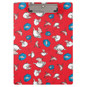 Carpeta De Pinza El gato en el sombrero El patrón rojo del pez