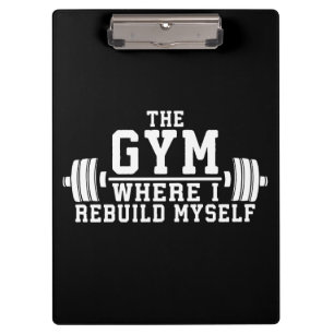 Carpeta De Pinza El Gimnasio - Reconstruir yo mismo - Hacer Inspira