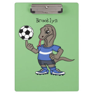 Carpeta De Pinza El gracioso personalizado de fútbol del dragón Kom