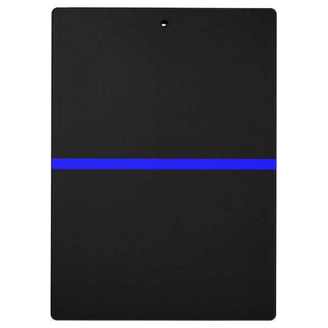 Carpeta De Pinza El gráfico fino simbólico de Blue Line (Reverso)