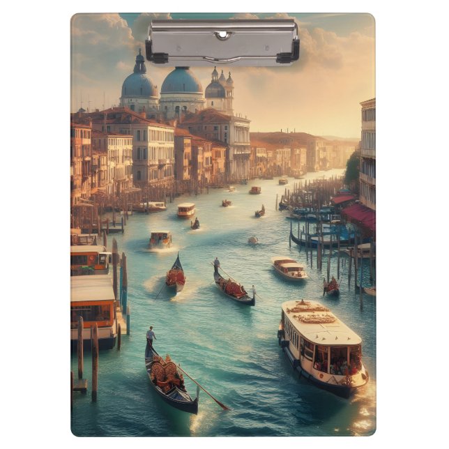 Carpeta De Pinza El Gran Canal de Venecia Italia Viaje (Anverso)