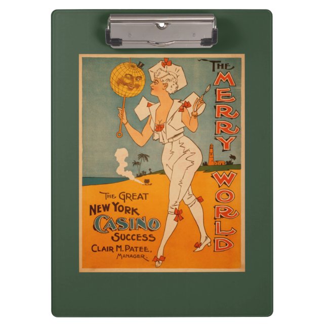 Carpeta De Pinza El gran teatro del éxito del casino de Nueva York (Anverso)