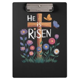 Carpeta De Pinza Él ha resucitado Jesús Floral Cristiano Pascua