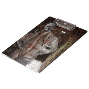 Carpeta De Pinza El hombre fantasmal transparente de SlipperyJoe's