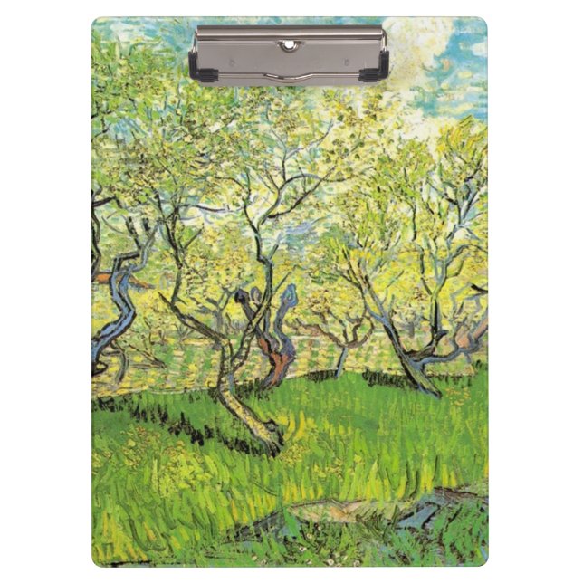 Carpeta De Pinza El huerto en Blossom. Vincent van Gogh. (Anverso)